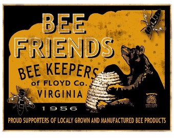 Bee Friends fine print