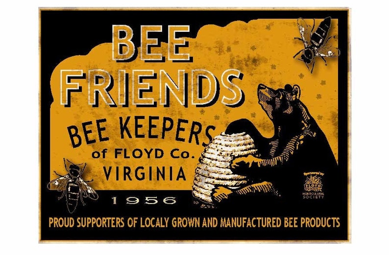 Bee Friends fine print image 1