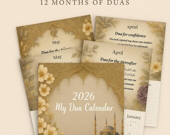 2026 Islamic Calendar | Islamic Art (Digital & Printable PDF)
