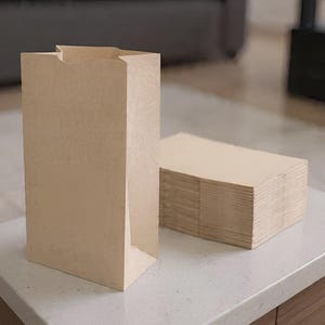 Paper Bags 2 LB Capacity Brown Sturdy, Eco-Friendly, for  Food-Safe & Takeaway Meals