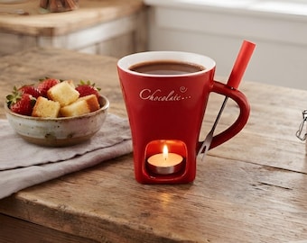 COUSANCES フォンデュコンロ Le Creuset  Les Cousances Fondue Set - Etsy