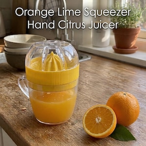Citrus Juicer and Orange Lime Squeezer Hand Press Manual