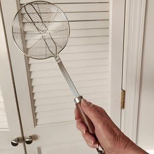 Stainless Steel Spider Strainer Skimmer Spoon for Frying & Pasta