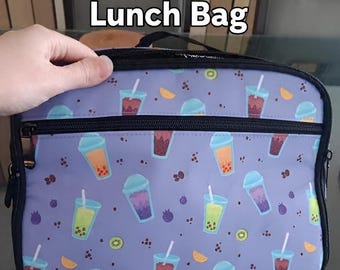 Insulated Lunch Bag, Reusable Design, Leak-Proof 11.5-Liter Capacity