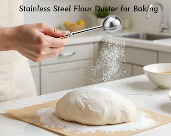 Stainless Steel Flour Sifter for Baking, Quick Sifting, Sugar, Spices and other Effortless Sifting