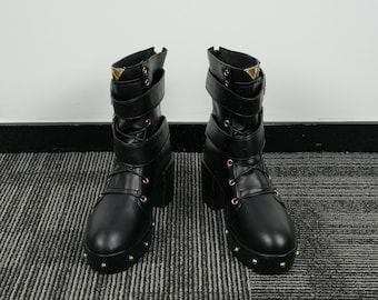 Custom Nicole Demara ZZZ Cosplay Boots | Handmade Anime Shoes Made to Order