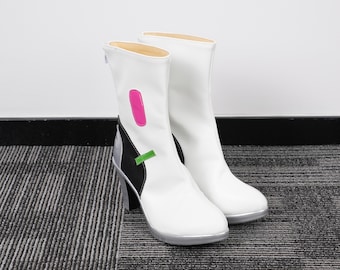 Anime Cosplay Boots for D.Va | Custom Handmade Overwatch Shoes