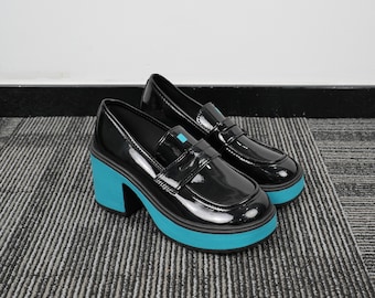 Custom Miku High Heel Anime Shoes | Cosplay Boots Handmade for Miku Costume