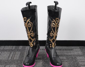 Frozen Anime Cosplay Boots | Princess Anna Custom Handmade Shoes