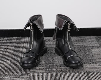 FF7 Anime Cosplay Boots | Cloud Strife Custom Handmade Shoes