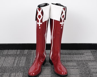 Anime Cosplay Boots Custom Made | Kyoko Sakura Shoes