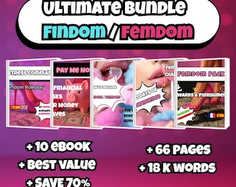 Pakiet Findom i Femdom eBook – 10 potężnych przewodników po dominacji, upokorzeniu i kontroli • Hołd, posłuszeństwo, odgrywanie ról i więcej • pobierz
