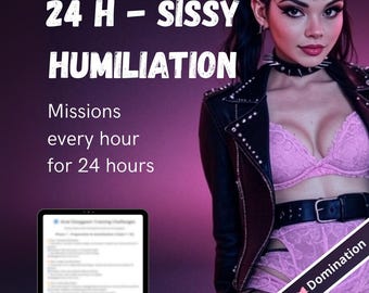 24-godzinne wyzwanie upokarzania zniewieściałych – 1 zadanie co godzinę, czyli cały dzień ekspozycji, posłuszeństwa i poniżającego poddania – do pobrania natychmiast