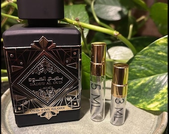 Lattafa Bade'e Al Oud for Glory / 2 ml / 3 ml / 5 ml / Decants de perfume / Muestras / Tamaño de viaje
