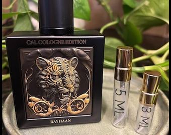 Rayhaan Tiger Cal Cologne | 2ml / 3ml / 5ml | Fragrance Decants | Samples | Travel Size