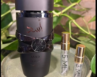Lattafa Asad Elixer | 2ml / 3ml / 5ml | Fragrance Decants | Samples | Travel Size