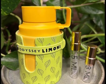 Armaf Odyssey Limoni Fresh / 2 ml / 3 ml / 5 ml / Fragancia decantada / Muestras / Tamaño de viaje