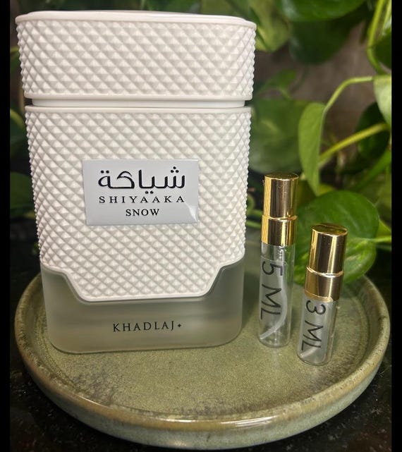 Khadlaj Shiyaaka Snow | 2ml / 3ml / 5ml | Fragrance Decants