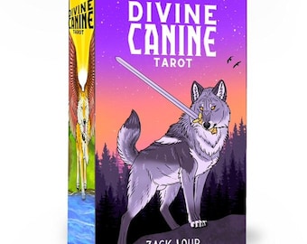 The Divine Canine Tarot 78 Card Indie Tarot Deck Focused On Wild and Mythological Canids (2nd Edition)