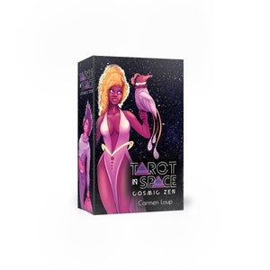 Tarot in Space: Cosmic Zen | Indie 78 Card Moon Tarot Deck | Sci-fi Galaxy Tarot Cards | Divination | Space Witch | Alien