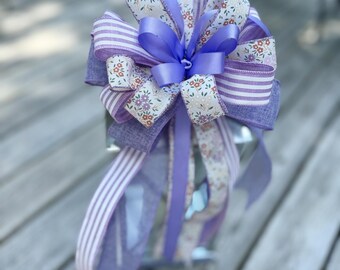 Decorative Bow, Wreath Bow, Lantern Bow, Mailbox Bow, Swag Bow, Lamp Post Bow, Banister Bow, Gift Bow, Accent Bow, Country Farmhouse Decor