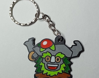 Ivern League of Legends Emote Keychain | 3D Printed LoL Champion Charm