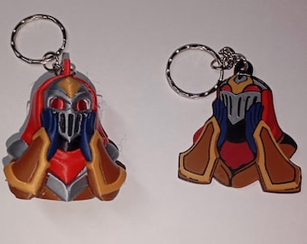 Zed League of Legends Emote Keychain | 3D Printed LoL Champion Charm