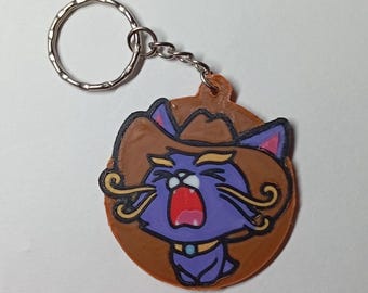 Yuumi League of Legends Emote Keychain | 3D Printed LoL Champion Charm