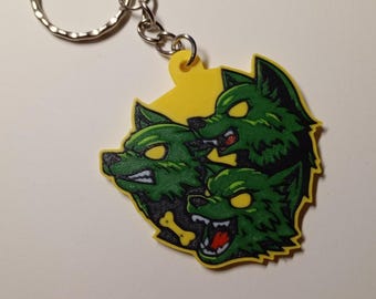 Counter Strike Baby Cerberus Sticker Inspired Keychain Anniversary Capsule Charm
