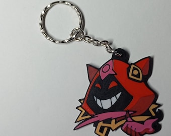 Shaco League of Legends Emote Keychain | 3D Printed LoL Champion Charm