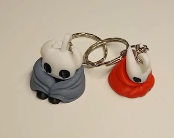 Hollow Knight Keychains – Hornet & Knight | Indie Game Accessories | 3D Printed Fan Gift