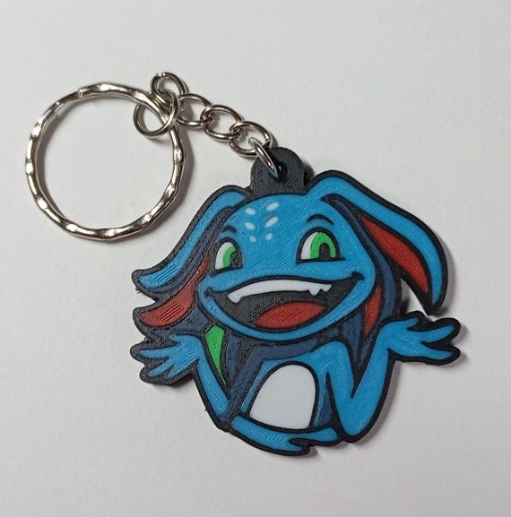 League of Legends エモートピンバッジ Fizz League of Legends Emote Keychain | 3D Printed Lol Champion