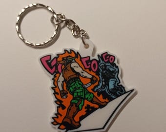 Counter Strike Approaching Site Keychain – 10th Anniversary Sticker Inspired – Gamer Charm