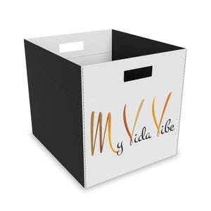 My Vida Vibe Storage box | Fabric Bin, Decorative Organizer