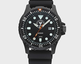 Tactical Diver Watch 200M • Built for Real Use • Luminous • Israeli-Inspired Military Design