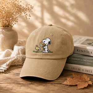 Snoopy Baseball Hat - Etsy display picture 2