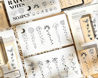 Nature Sky Rubber Stamp Set: Scrapbooking, Card Making
