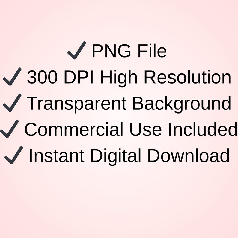 PNG file 300 DPI transparent background commercial use included