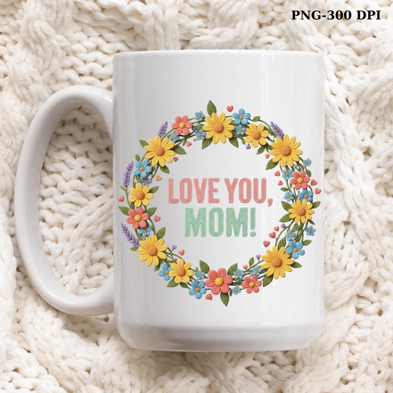 Mama png design on coffee mug sublimation preview