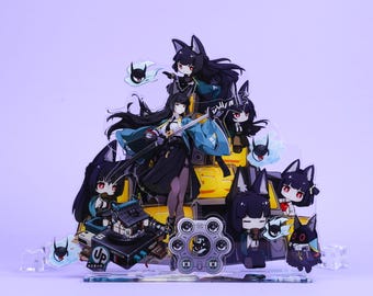 Zenless Zone Zero Hoshimi Miyabi 20cm Acrylic Standee - Design Desktop Decor for ZZZ Fans