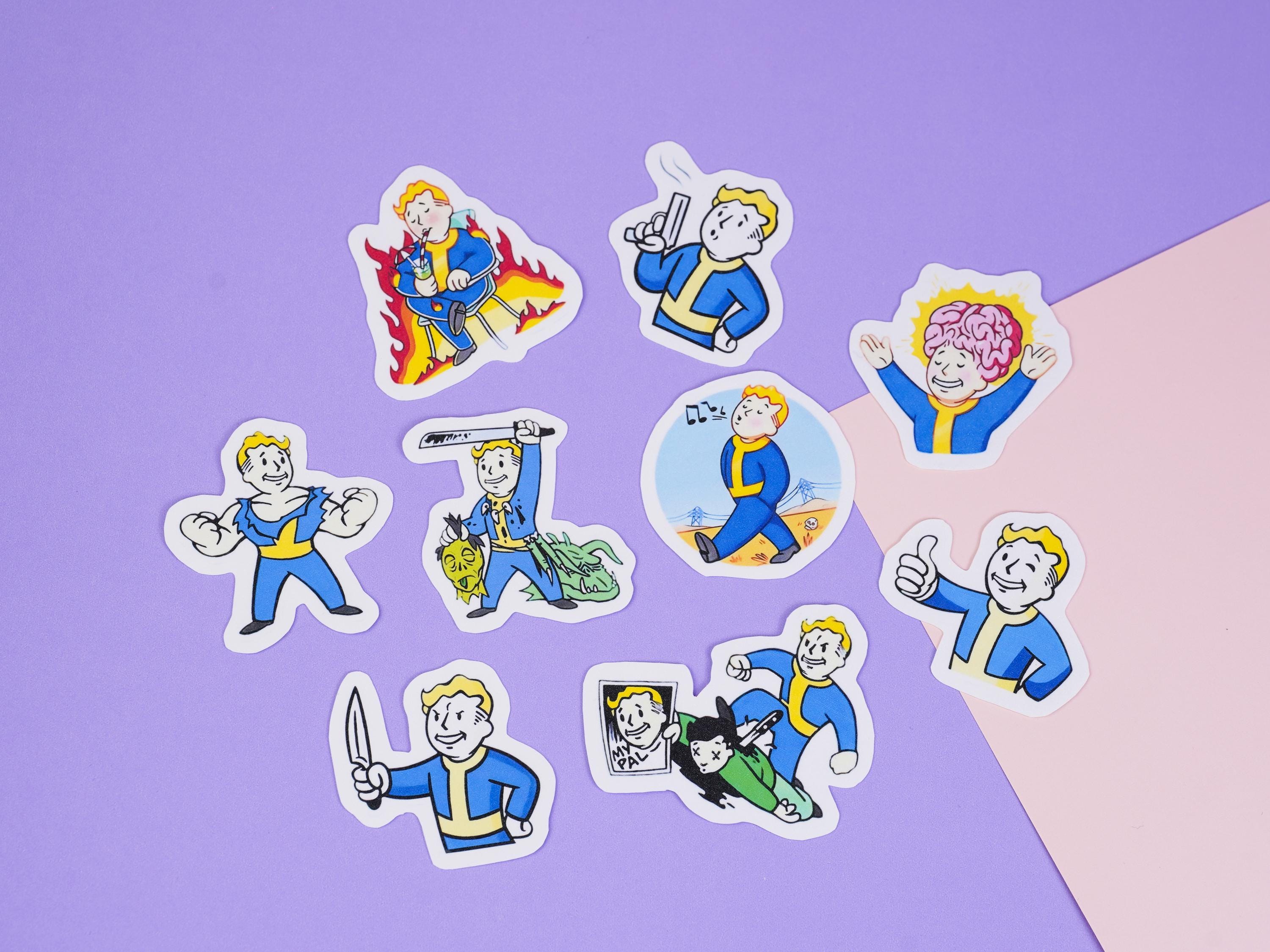 Fallout Vault Boy" Stickers Set For Telegram - Foto 9