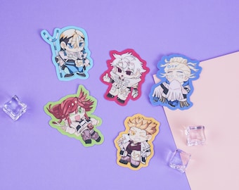 エンジン・ガチアクタステッカー - 大胆なマンガ風ビニール、アニメ