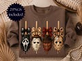 Horror Candy Apple | Spooky Season PNG | Dripping Fall Character Design | Sublimation PNG | Trendy Halloween Shirt Design