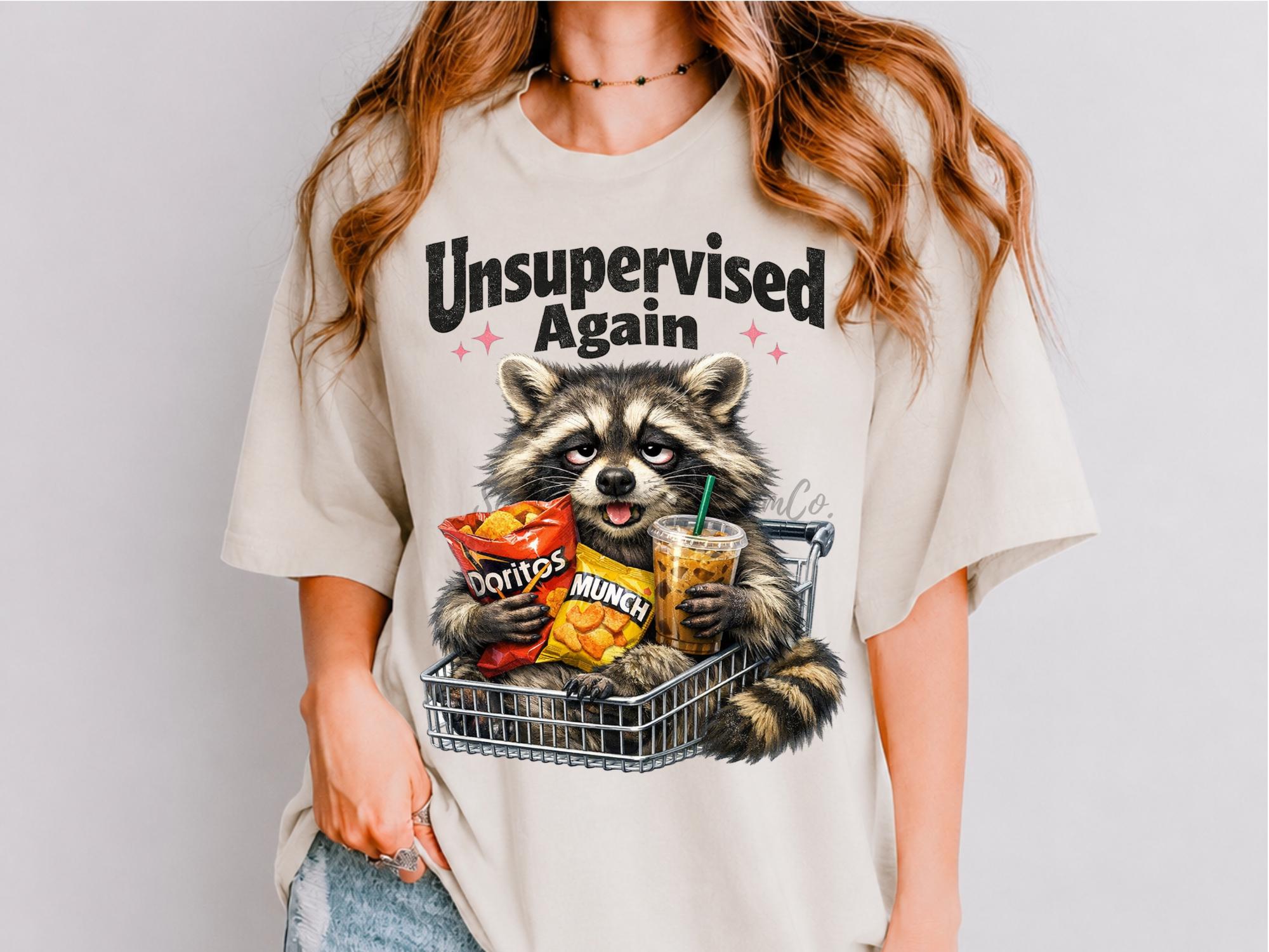 Funny Raccoon PNG | Unsupervised Again Design | Chaos Raccoon ...