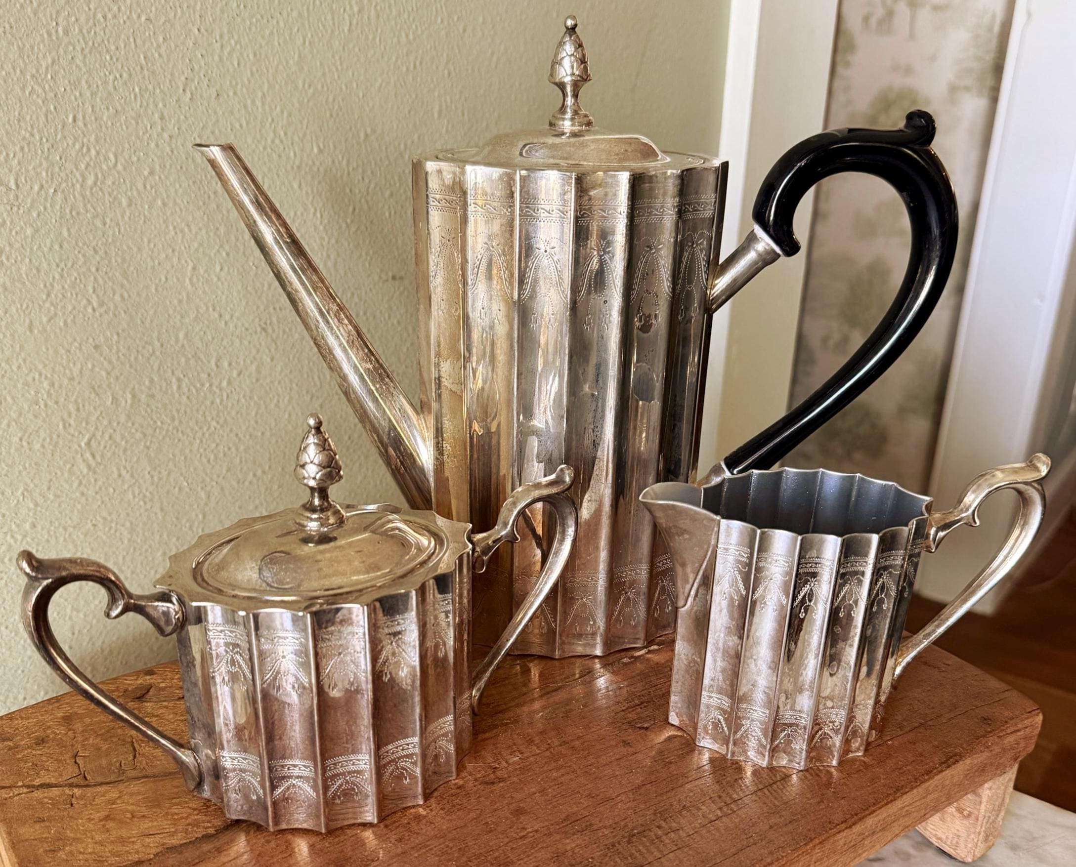 Vintage Silver Pot - Etsy