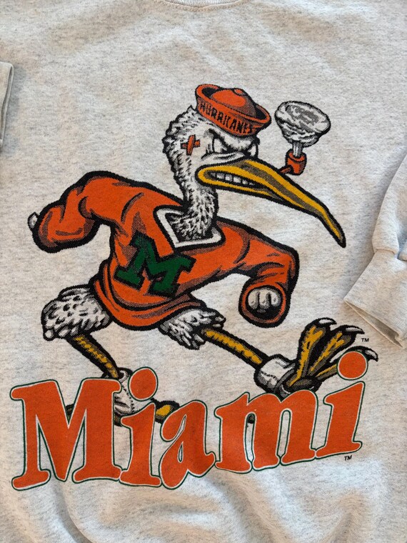 Vintage Miami hurricanes sweatshirt View 3