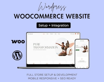 Full WooCommerce Store Creation | I Will Build Your WordPress Website | Custom Ecommerce Design | No Monthly Fees