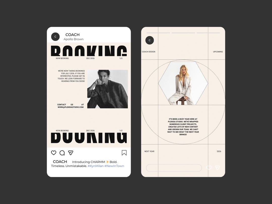 Coach Instagram Post Template Canva | Motivation Social Media Story Kit ...