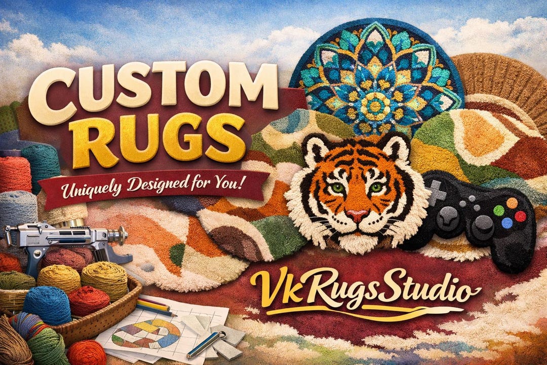 Wool Rugs Customized Custom Tufted Wool Rugs | Personalized Designs, Logos, Animals, Gaming ...