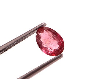 Hochwertiger 1 cts natürlicher rosa Turmalin ovaler Edelstein (8X5.5 MM) loser Edelstein für Ringschmuck, der Oktober Birthstone Geschenk für sie macht